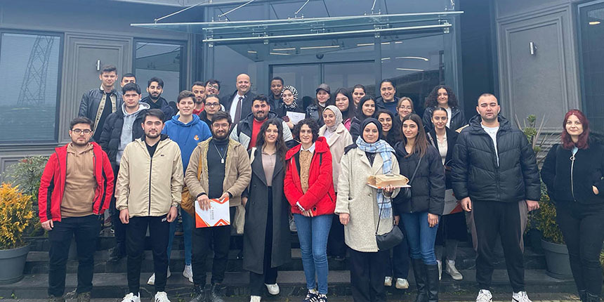 SUBÜ Öğrenci Topluluğu Organize Sanayi Bölgemizi ziyaret etti.
